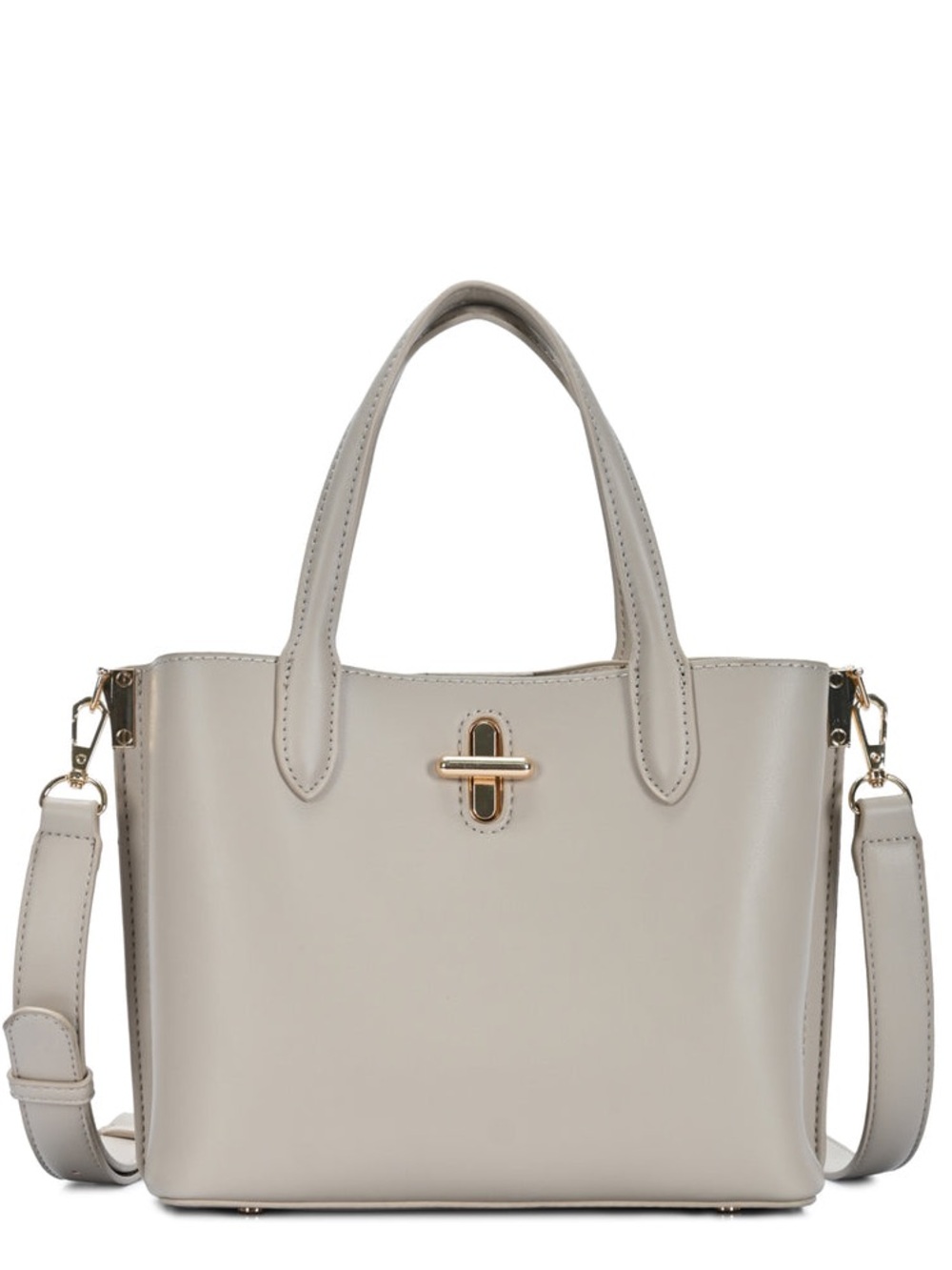 Miztique Vera Crosslock Satchel in Taupe - Like new**